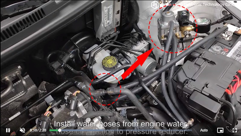 Latest company Cases about 3-2 इंजन वॉटर होज़ कनेक्शन से प्रेशर रिड्यूसर तक वॉटर होज़ स्थापित करें