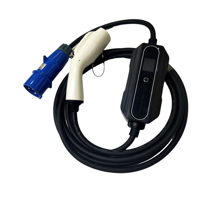 32A 7KW एडजस्टेबल GB/T20234 AC EV पोर्टेबल चार्जर फॉर इंटरनेशनल स्टैंडर्ड टाइप 2