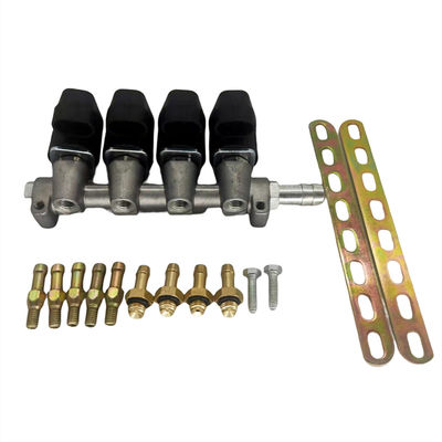 खरीदें चार सिलेंडर सीएनजी या एलपीजी कारों के लिए 3 ओम प्रतिरोध के साथ 4-स्ट्रोक एलईडी एलपीजी/सीएनजी इंजेक्टर रेल online manufacture