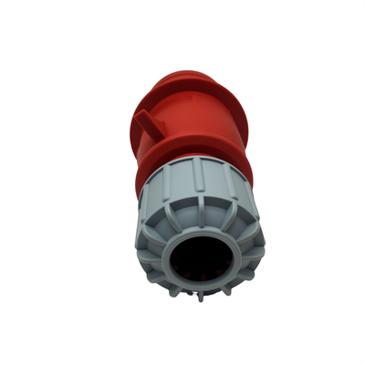 लाल कनेक्टर के साथ LLANO पनरोक 380V-415V सीईई चार्जिंग प्लग 5 पिन 7KW