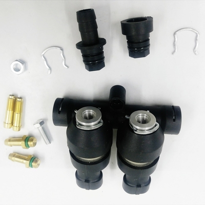 इकट्ठे 4 सिलेंडर ब्लैक एलपीजी सीएनजी इंजेक्टर रेल 2Ohm / 3Ohm