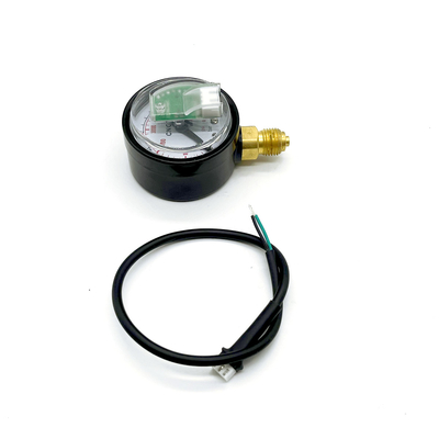 ऑटोमोटिव 0 ~ 400 बार सीएनजी प्रेशर गेज DC12V गैस प्रेशर सेंसर के साथ;