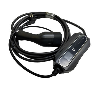 Good price सिल्वर प्लेटिंग EV पोर्टेबल चार्जर 1 फेज AC 16A एडजस्टेबल विद शुको चार्जिंग प्लग ऑनलाइन