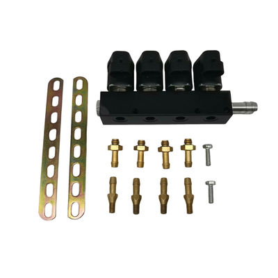 Good price 4 सिलेंडर वाहनों के लिए मिश्र धातु 12V एलपीजी सीएनजी इंजेक्टर पेशेवर परीक्षण 3 ओम प्रतिरोध ऑनलाइन